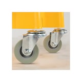 thumbnail of METRO Professional Schoonmaakwagen, polypropyleen / staal / pvc, 27 x 57 x 67 cm, 20 L, incl. mopwringer, geel