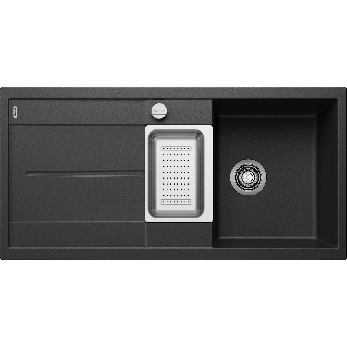 BLANCO METRA 6 S Einbauspüle / SILGRANIT / Anthrazit / reversibel / Excenter -