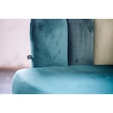 thumbnail of Silla KAWOLA Silla de comedor FREJA Base verde terciopelo negro