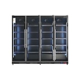 thumbnail of Gasfrit - Armario expositor para bebidas refrigerado 4 puerta gran capacidad 2240 x 635 x 1990 mm 2000 litros,  Luz led multicolor