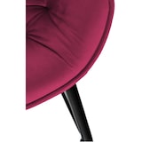 thumbnail of Lot de 2 tabourets de bar Gibson velours hauteur d'assise 76 cm Violet