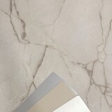 thumbnail of Restootab - Lot de 1 table Ø120cm et 4 chaises - pied noir plateau marbre yule