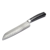 thumbnail of KLAMER Premium Santoku Damastmesser echter japanischer Stahl 18 cm Kochmesser