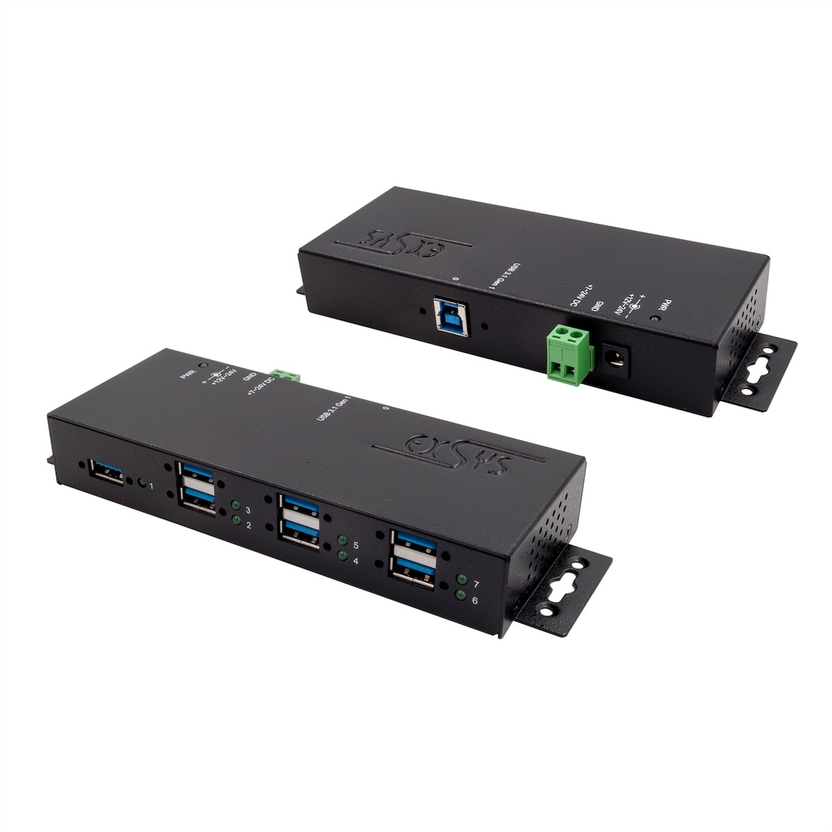 EXSYS EX-1189HMVS-3 HUB USB 3.2 Gen1 a 7 porte