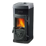 thumbnail of Stufa riscaldamento a legna bruciatutto 5kW potenza Super Junior Nordica -  Green