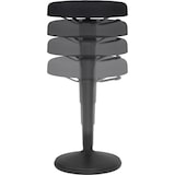 thumbnail of bümö Stehhilfe ergonomisch & höhenverstellbar, Sitz- und Stehhocker in schwarz mit Tellerfuß - Ergonomischer Hocker, Stehstuhl, Bürohocker