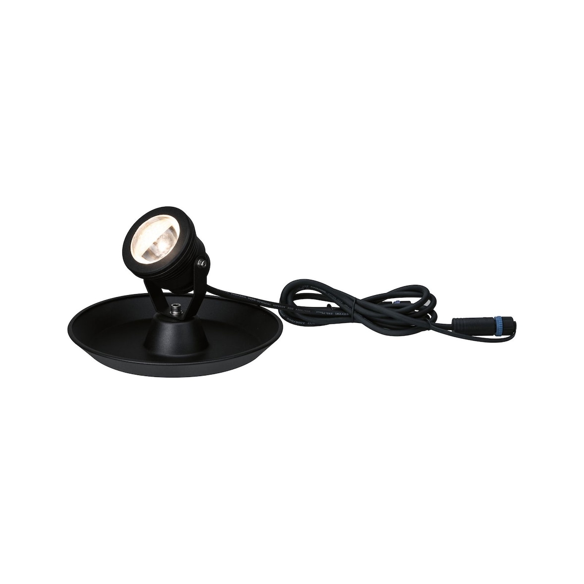 Paulmann Plug & Shine Spot LED Luminaire de bassin Spot individuel  IP68 3000K 4W   Noir 94209