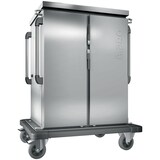 thumbnail of B.PRO TTW 16-115 DZE, Tablett-Transportwagen, doppelwandig, isoliert, 2 Flügeltüren / 2 Schrankräume, fahrbar