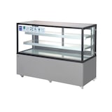 thumbnail of METRO Professional Fahrbare Kühlvitrine GCV1470, 151.5 x 67.5 x 121 cm, 510 L, silber/schwarz