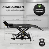 thumbnail of Motorradhebebühne hydraulisch 360 kg Breite 47 cm kleine Montagebühne Heber Motoradlift in Schwarz