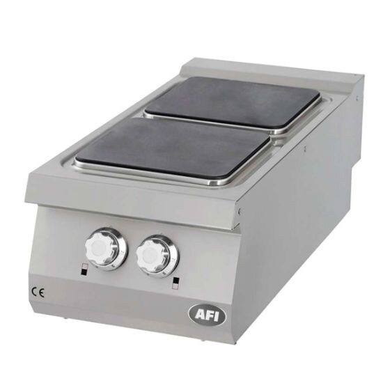 Réchaud 2 brûleurs électrique à poser Largeur 400 mm - Série 900