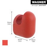 thumbnail of WAGNER hooks4home Wandhaken PILL - 75 x 55 x 45 mm, Bio Kunststoff korallenrot, DE Ware - 17042421