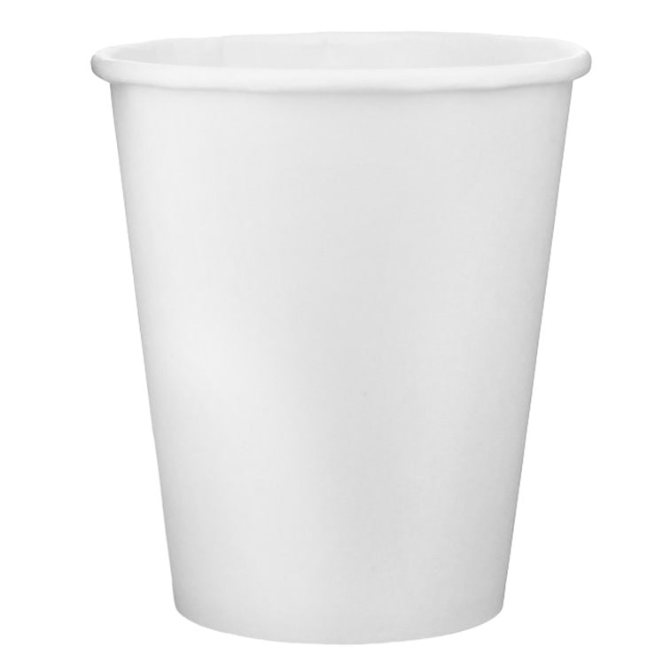 MONOUSO - Karton Kaffeebecher To Go Weiß 9Oz/280ml Ø8,0cm (50 Stück)