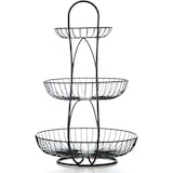 thumbnail of YNONA Fruitschaal - 3 Laags - Zwart - Fruitmand - Fruitmand Metaal - Etagère - Decoratie Schaal