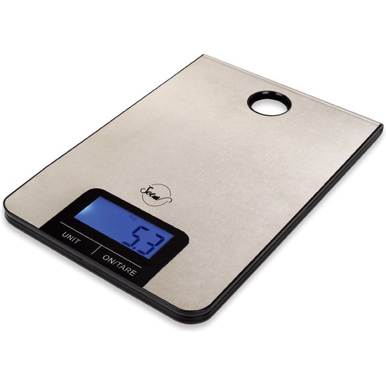 SOEM® Keukenweegschaal digitaal - Precisie Weegschaal keuken 1 - 5kg - Horeca Weegschaal - Tarra Functie - Inclusief Batterijen - RVS/Zwart