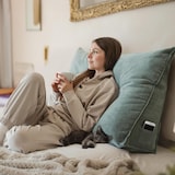 thumbnail of Björn&Schiller Rückenkissen türkis 70 cm - Lesekissen für Bett und Sofa Rückenpolster für die Wand groß mit waschbarem Bezug