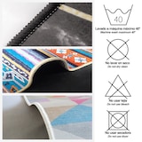 thumbnail of WellHome Basic Polyester-Teppich 180 x 280 cm in Grau und Schwarz