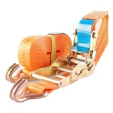 thumbnail of Ratschen Spanngurt Spanngurte Zurrgurt 2-tlg 5m 2t 2to 2000kg TÜV/GS ORANGE