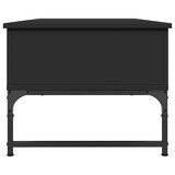 thumbnail of Table basse noir 100x50x40 cm bois d'ingénierie et métal Modèle Renaissance Prestige