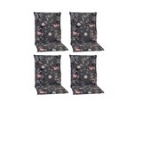 thumbnail of beo Niedriglehner Saumauflage im 4er Set Niedriglehner Bregenz, grau mit Blümchen