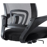 thumbnail of DELUKE® Bürostuhl Ergonomisch ZEOS Schreibtischstuhl mit Netzbespannung Höhenverstellbarer Drehstuhl Computerstuhl 120 kg Schwarz
