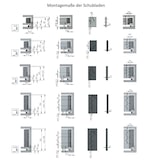 thumbnail of Push to Open Schubladensystem Schubkasten-Set Vollauszug Anthrazit 550mm 86mm