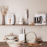 thumbnail of BERGNER - Juego de 3 cuchillos (chef + santoku + multiusos) con tacoma Naturally acero inoxidable