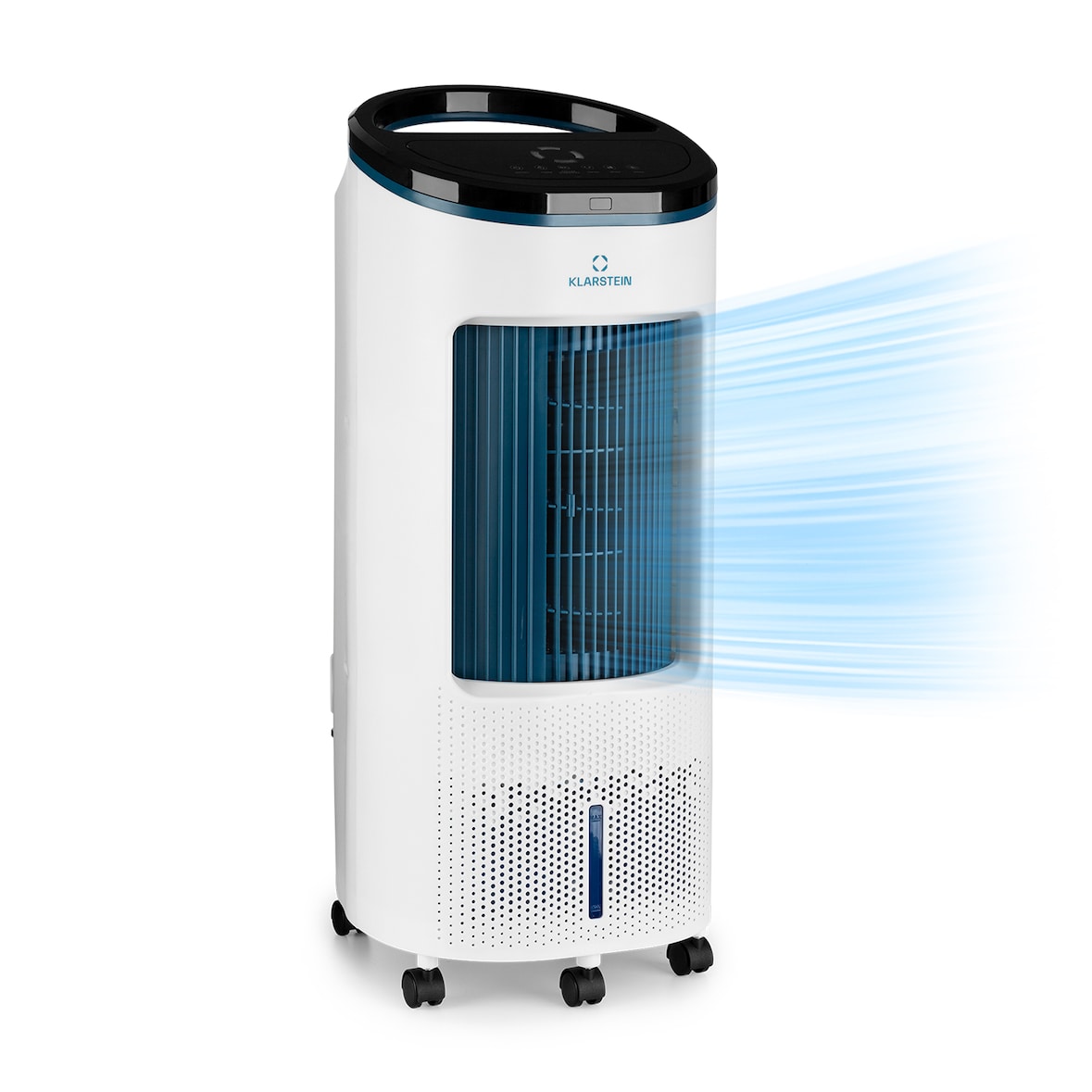 IceWind Plus Smart 4-in-1 Luftkühler Ventilator App-Steuerung Weiß / Blau Metallic