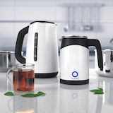 thumbnail of Arendo Wasserkocher 0,5 l, 1100 W, Edelstahl Single Reisewasserkocher Mini, Temperatureinstellung, weiß