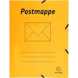 thumbnail of 60 x FALKEN Postmappe Sammelmappe DIN A4 mit Gummizügen Gelb