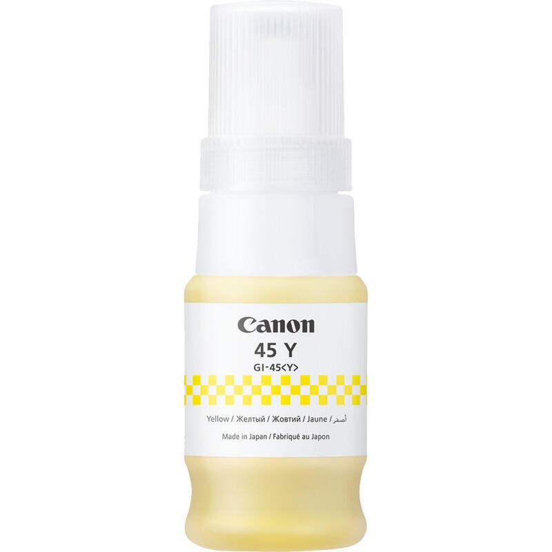 Canon Gi45 Gelb Original-Tintenflasche - Gi45Y/6287C001