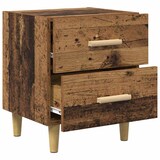 thumbnail of vidaXL Bettschrank 2 Stk.  Altholz 40 x 35 x 47,5 cm Holzwerkstoff