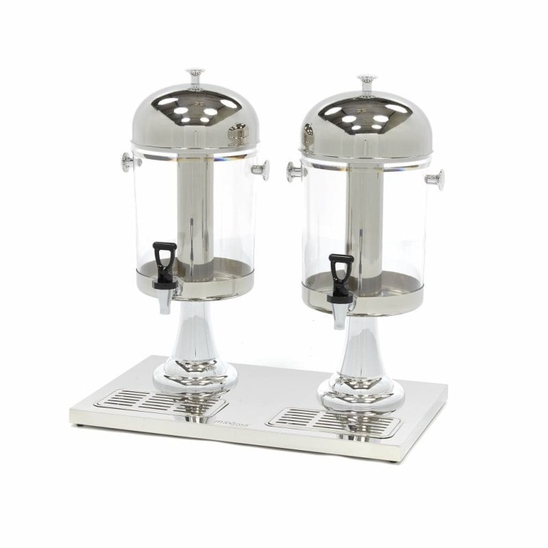 Getränkespender - 2 x 8L - Zentrales Kühlrohr - Läuft ohne Strom