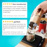 thumbnail of SOEM® Keukenweegschaal Digitaal met Kom en Roze maatlepel set – Compacte Precisie Weegschaal 0.1 gram – Koffie Weegschaal  – Tarra functie