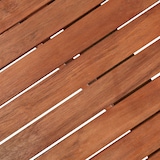 thumbnail of Mesa de jardín de madera de acacia maciza 120x70x74 cm