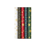 thumbnail of ZOEWIE Weihnachtspapier Golden Glam Recy. Papier 80 g/m², Metallic-Relieffarbe sortiert 1,5m x 70cm  25 Stück