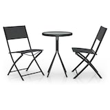 thumbnail of vidaXL 3-tlg. Bistro-Set Stahl Schwarz
