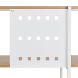 thumbnail of Estante de design aberto com 5 níveis em cor branca e estrutura em branco