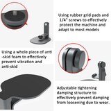 thumbnail of Support Rotatif 360° Pour Accessoires Vidéoprojecteur Noir Polyvalent Noir YONIS