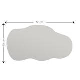 thumbnail of WellHome Espelho decorativo de banheiro assimétrico