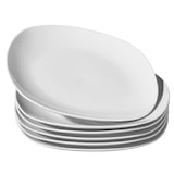 thumbnail of aro Plato llano, porcelana, 25 x 25 cm, cuadrado, blanco, 6 unidades