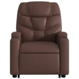 thumbnail of vidaXL Massagesessel mit Aufstehhilfe Braun Kunstleder