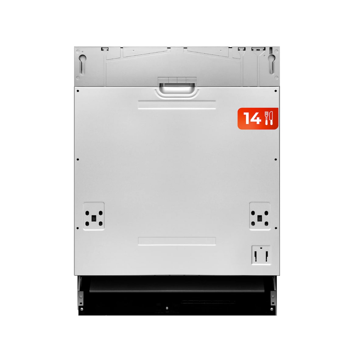 Lavavajillas integrable EVVO Di.2, 14 Cubiertos, 8 Programas, Inox, Ancho 600 mm