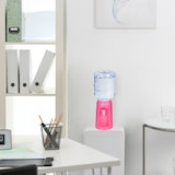 thumbnail of Relaxdays Wasserspender mit Tank & Zapfhahn, Tisch Trinkwasserspender Büro, 4,5 l, Kunststoff, H x D: 47,5 x 17 cm, pink