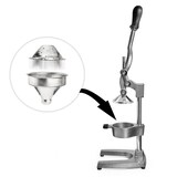 thumbnail of Lumaland Edelstahl Saftpresse - manuelle Handpresse mit Standfuß & Hebel - Silber