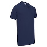 thumbnail of ESD-T-Shirt mit Brusttasche, V-Ausschnitt, 150g/m², marineblau, XS