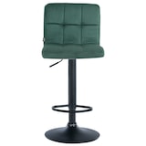 thumbnail of Conjunto de 2 bancos de bar Veludo do Peru verde/preto