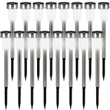 thumbnail of MONZANA® LED Solarlampe Außen 16er Set Wetterfest Erdspieß Edelstahl Solar Gartenbeleuchtung Solarleuchte Wegeleuchte