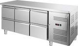 thumbnail of GastroHero Kühltisch Edelstahl GN 1/1 6 Schubladen Umluftkühlung -2 °C bis +8 °C 230 V Profi Gastronomie 1800x700x850 mm 417 L