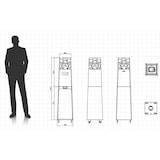 thumbnail of Estufa exterior a gas Pyramid Negro